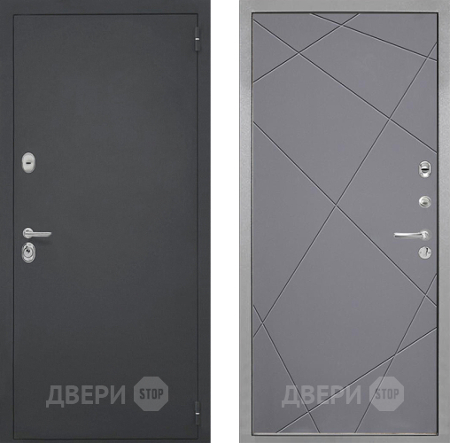 Входная металлическая Дверь Интекрон (INTECRON) Гектор Лучи-М Графит софт в Подольск