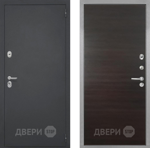 Входная металлическая Дверь Интекрон (INTECRON) Гектор Гладкая Эковенге поперечный в Подольск