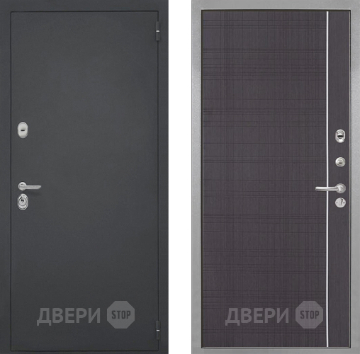 Входная металлическая Дверь Интекрон (INTECRON) Гектор В-07 с молдингом Венге в Подольск