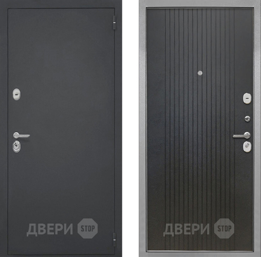 Входная металлическая Дверь Интекрон (INTECRON) Гектор ФЛ-295 Лофт черный в Подольск