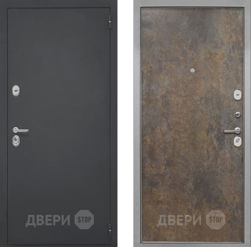 Входная металлическая Дверь Интекрон (INTECRON) Гектор Гладкая Гранж в Подольск