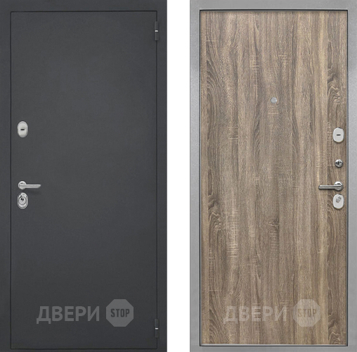 Входная металлическая Дверь Интекрон (INTECRON) Гектор Гладкая Дуб турин в Подольск