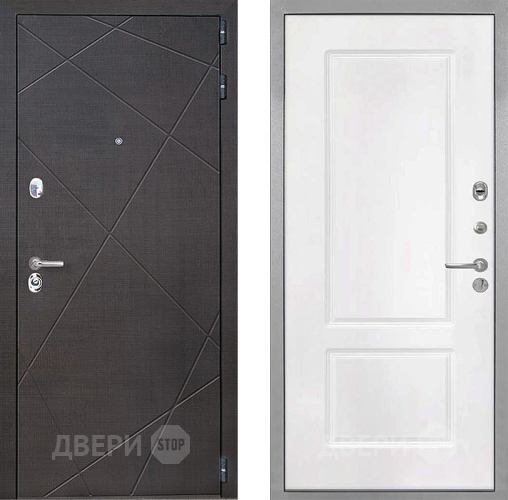 Входная металлическая Дверь Интекрон (INTECRON) Сенатор Лучи КВ-2 Белый матовый в Подольск