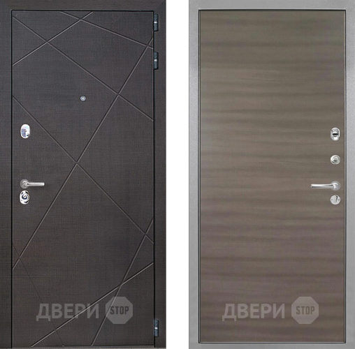 Входная металлическая Дверь Интекрон (INTECRON) Сенатор Лучи Гладкая Дуб тоскано поперечный в Подольск