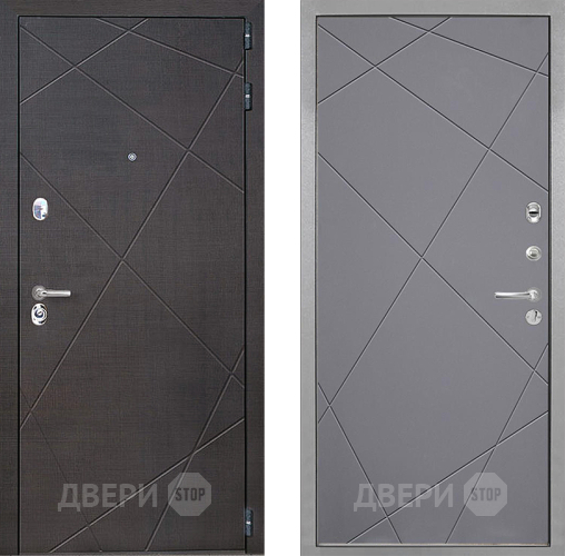 Входная металлическая Дверь Интекрон (INTECRON) Сенатор Лучи Лучи-М Графит софт в Подольск