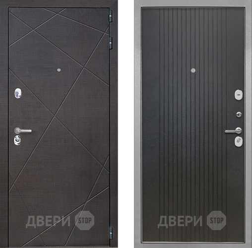 Входная металлическая Дверь Интекрон (INTECRON) Сенатор Лучи ФЛ-295 Лофт черный в Подольск