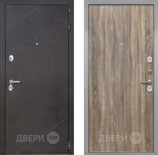 Входная металлическая Дверь Интекрон (INTECRON) Сенатор Лучи Гладкая Дуб турин в Подольск