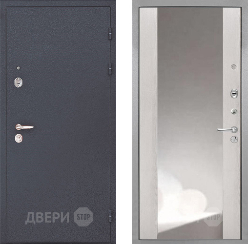 Входная металлическая Дверь Интекрон (INTECRON) Колизей ФЛЗ-516 Зеркало Сосна белая в Подольск