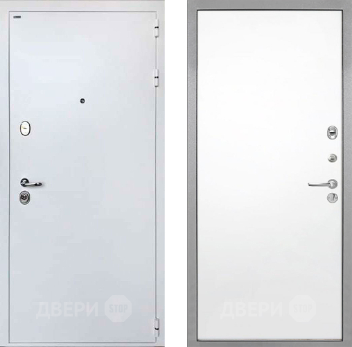 Входная металлическая Дверь Интекрон (INTECRON) Колизей White Гладкая Силк Сноу в Подольск