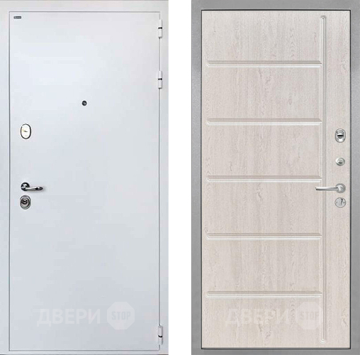 Входная металлическая Дверь Интекрон (INTECRON) Колизей White ФЛ-102 Сосна белая в Подольск