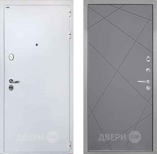 Входная металлическая Дверь Интекрон (INTECRON) Колизей White Лучи-М Графит софт в Подольск