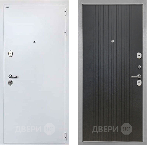 Входная металлическая Дверь Интекрон (INTECRON) Колизей White ФЛ-295 Лофт черный в Подольск