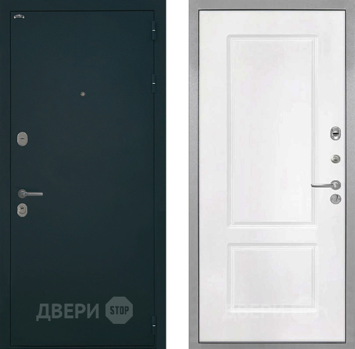 Входная металлическая Дверь Интекрон (INTECRON) Греция КВ-2 Белый матовый в Подольск