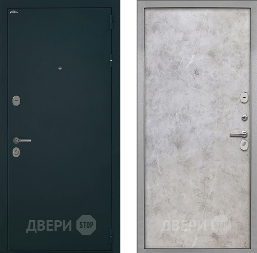 Входная металлическая Дверь Интекрон (INTECRON) Греция Гладкая Мрамор светлый в Подольск