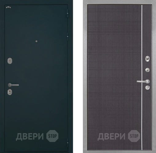 Входная металлическая Дверь Интекрон (INTECRON) Греция В-07 с молдингом Венге в Подольск