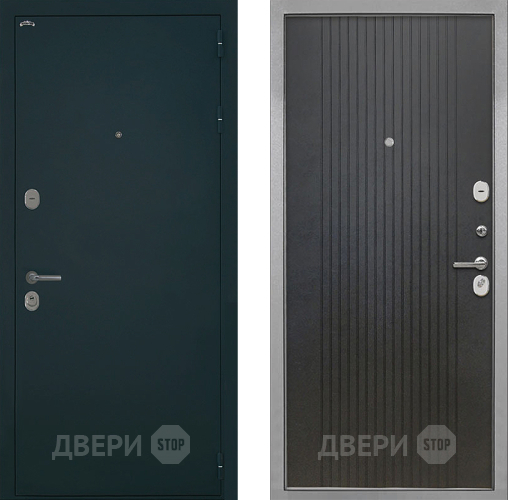 Входная металлическая Дверь Интекрон (INTECRON) Греция ФЛ-295 Лофт черный в Подольск