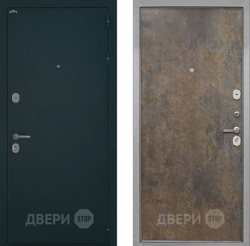 Входная металлическая Дверь Интекрон (INTECRON) Греция Гладкая Гранж в Подольск