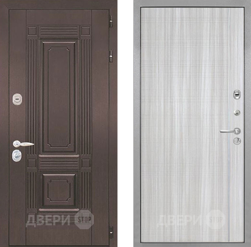 Входная металлическая Дверь Интекрон (INTECRON) Италия В-07 с молдингом Сандал белый в Подольск