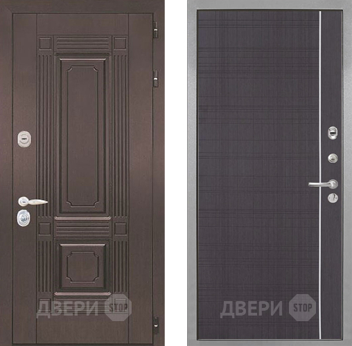 Входная металлическая Дверь Интекрон (INTECRON) Италия В-07 с молдингом Венге в Подольск