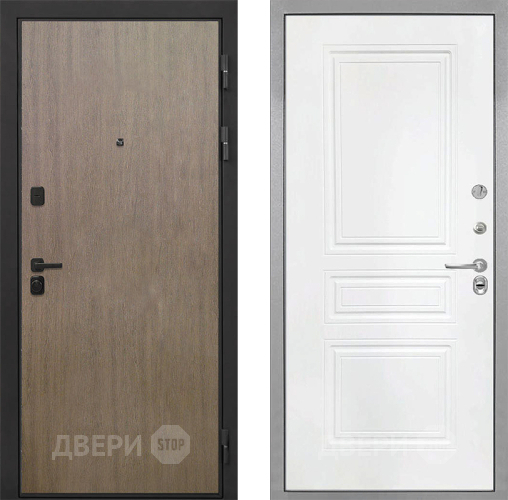 Входная металлическая Дверь Интекрон (INTECRON) Профит Black Венге Коричневый ФЛ-243 Белый матовый в Подольск