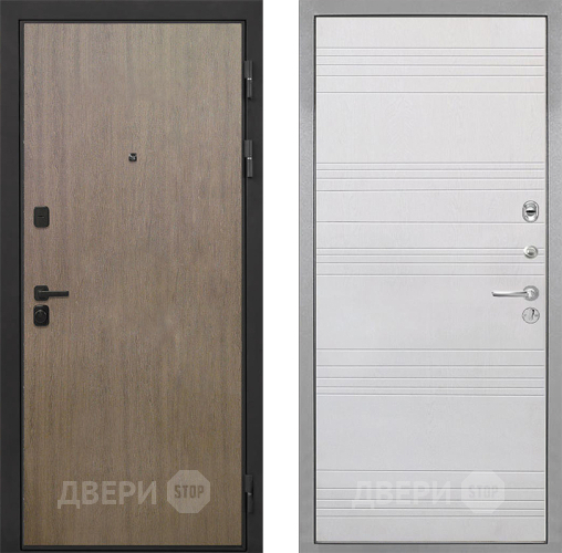 Входная металлическая Дверь Интекрон (INTECRON) Профит Black Венге Коричневый ФЛ-316 Белый ясень в Подольск