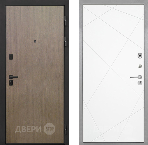 Входная металлическая Дверь Интекрон (INTECRON) Профит Black Венге Коричневый Лучи-М Софт милк в Подольск
