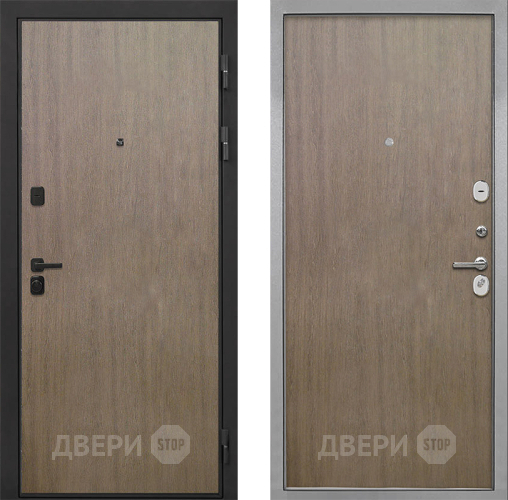 Входная металлическая Дверь Интекрон (INTECRON) Профит Black Венге Коричневый Гладкая шпон Венге коричневый в Подольск