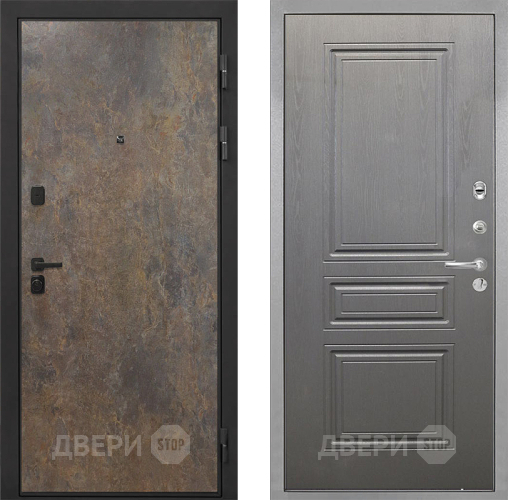Дверь Интекрон (INTECRON) Профит Black Гранж ФЛ-243 Графит вуд дуб в Подольск