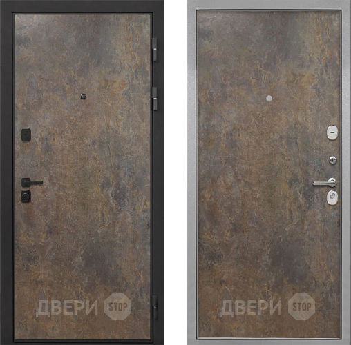 Дверь Интекрон (INTECRON) Профит Black Гранж Гладкая Гранж в Подольск
