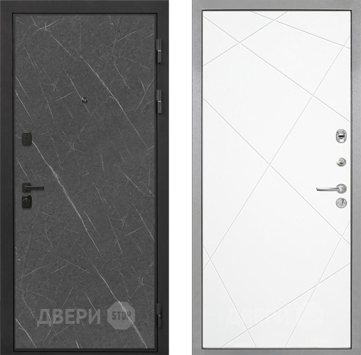 Входная металлическая Дверь Интекрон (INTECRON) Профит Black Гранит Лава Оникс Лучи-М Софт милк в Подольск