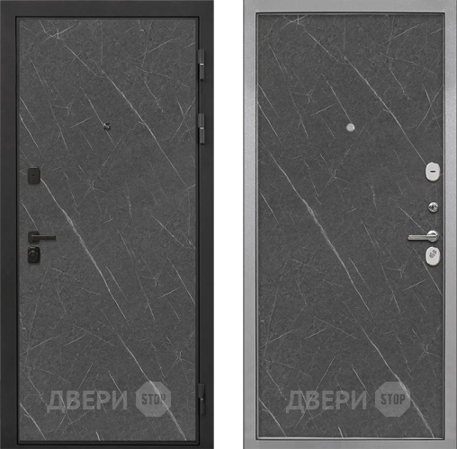 Входная металлическая Дверь Интекрон (INTECRON) Профит Black Гранит Лава Оникс Гладкая Гранит лава оникс в Подольск
