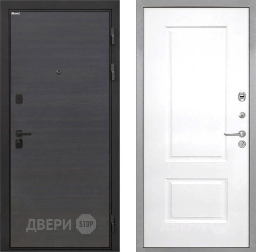 Входная металлическая Дверь Интекрон (INTECRON) Профит Black Эковенге Альба Роял Вуд белый в Подольск