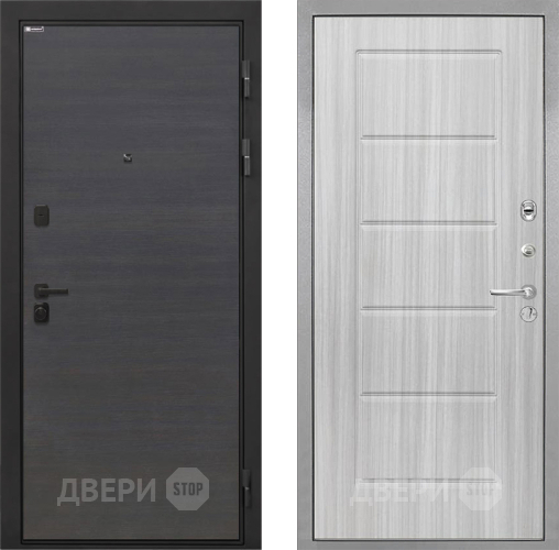 Входная металлическая Дверь Интекрон (INTECRON) Профит Black Эковенге ФЛ-39 Сандал белый в Подольск