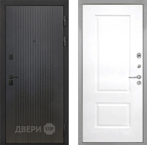 Входная металлическая Дверь Интекрон (INTECRON) Профит Black ФЛ-295 Альба Роял Вуд белый в Подольск