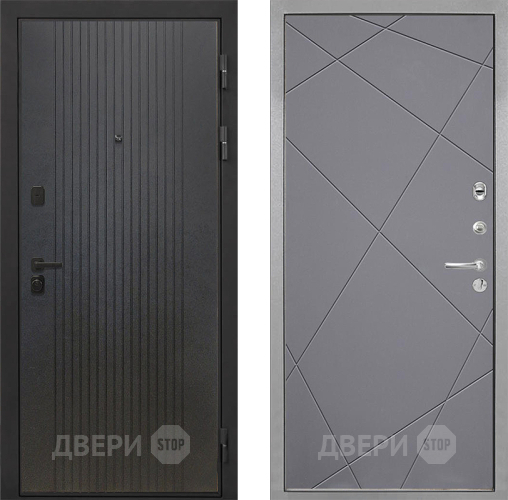 Дверь Интекрон (INTECRON) Профит Black ФЛ-295 Лучи-М Графит софт в Подольск