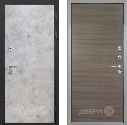 Входная металлическая Дверь Интекрон (INTECRON) Гектор Мрамор Светлый Гладкая Дуб тоскано поперечный в Подольск