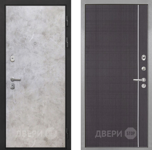 Входная металлическая Дверь Интекрон (INTECRON) Гектор Мрамор Светлый В-07 с молдингом Венге в Подольск