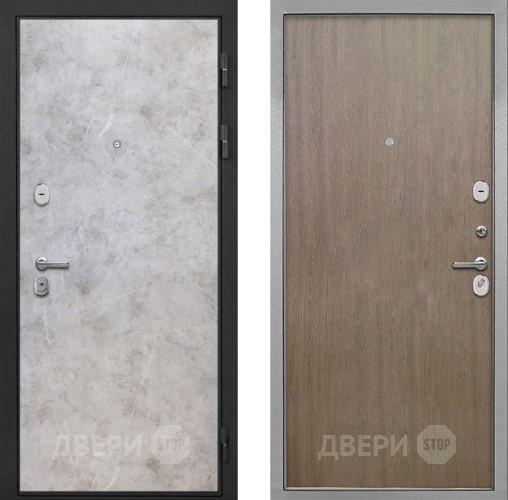 Дверь Интекрон (INTECRON) Гектор Мрамор Светлый Гладкая шпон Венге коричневый в Подольск