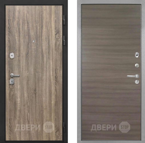 Входная металлическая Дверь Интекрон (INTECRON) Гектор Дуб Турин Гладкая Дуб тоскано поперечный в Подольск
