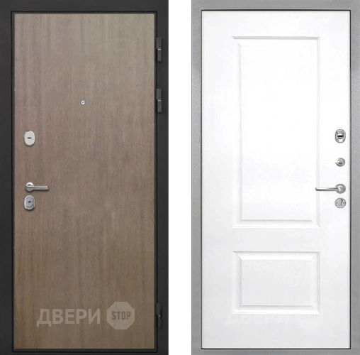 Входная металлическая Дверь Интекрон (INTECRON) Гектор Венге Коричневый Альба Роял Вуд белый в Подольск