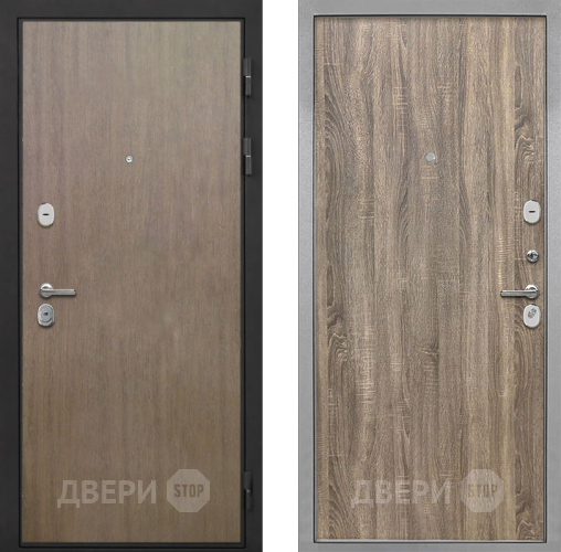 Входная металлическая Дверь Интекрон (INTECRON) Гектор Венге Коричневый Гладкая Дуб турин в Подольск