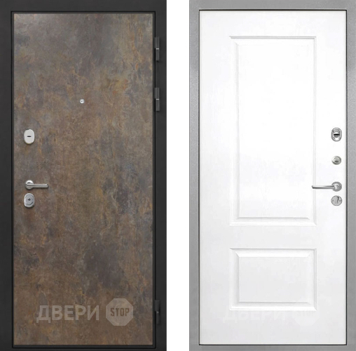 Входная металлическая Дверь Интекрон (INTECRON) Гектор Гранж Альба Роял Вуд белый в Подольск