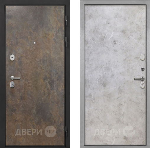 Входная металлическая Дверь Интекрон (INTECRON) Гектор Гранж Гладкая Мрамор светлый в Подольск