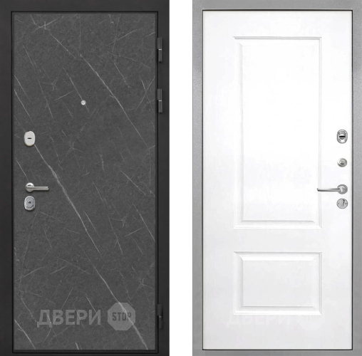 Входная металлическая Дверь Интекрон (INTECRON) Гектор Гранит Лава Оникс Альба Роял Вуд белый в Подольск