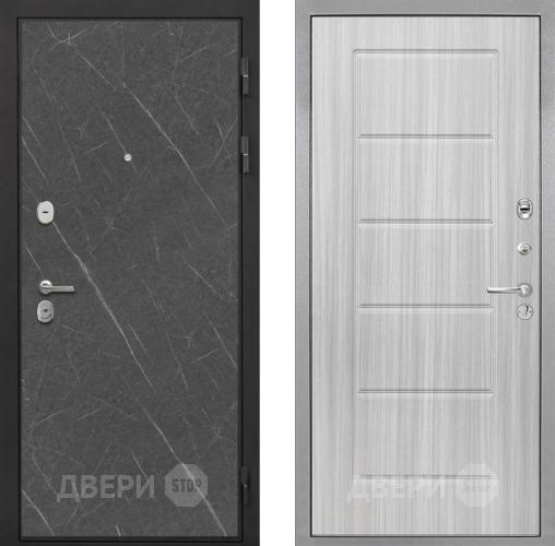 Входная металлическая Дверь Интекрон (INTECRON) Гектор Гранит Лава Оникс ФЛ-39 Сандал белый в Подольск