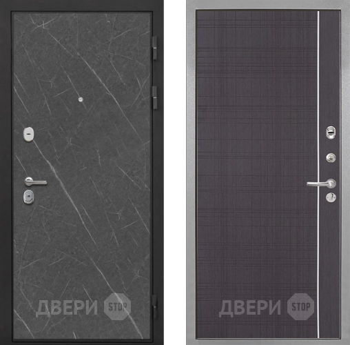 Входная металлическая Дверь Интекрон (INTECRON) Гектор Гранит Лава Оникс В-07 с молдингом Венге в Подольск