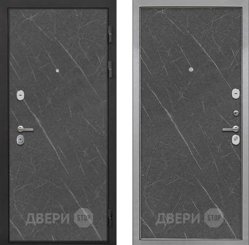 Входная металлическая Дверь Интекрон (INTECRON) Гектор Гранит Лава Оникс Гладкая Гранит лава оникс в Подольск