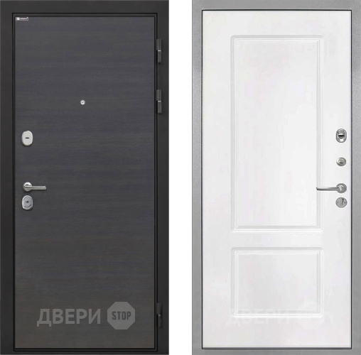 Входная металлическая Дверь Интекрон (INTECRON) Гектор Эковенге КВ-2 Белый матовый в Подольск