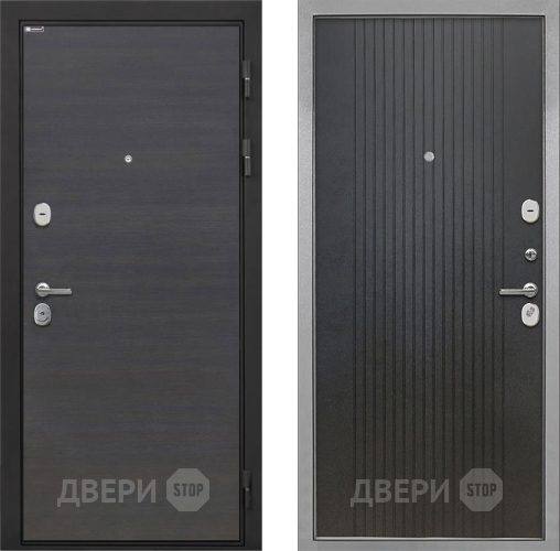 Входная металлическая Дверь Интекрон (INTECRON) Гектор Эковенге ФЛ-295 Лофт черный в Подольск