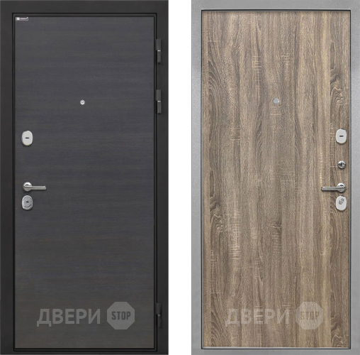 Входная металлическая Дверь Интекрон (INTECRON) Гектор Эковенге Гладкая Дуб турин в Подольск